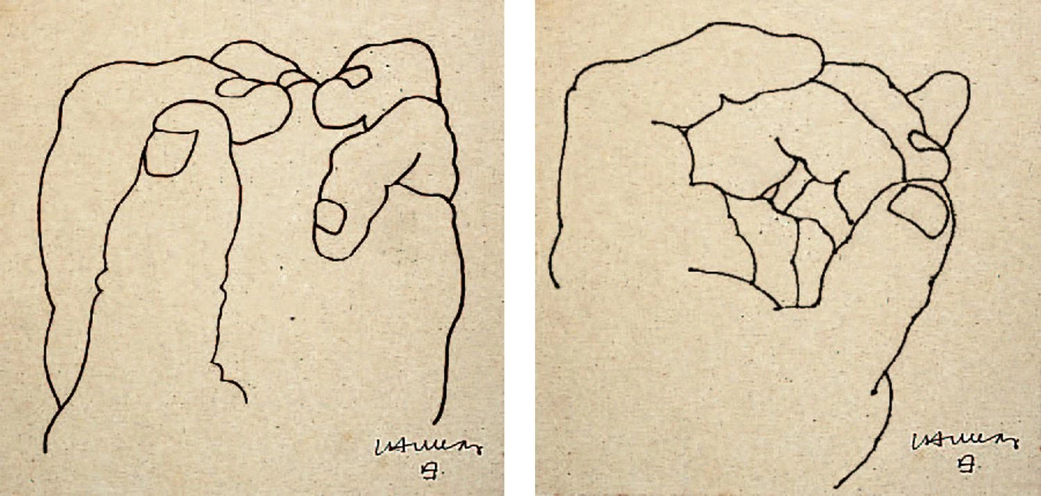 Eduardo Chillida_Dibujo manos