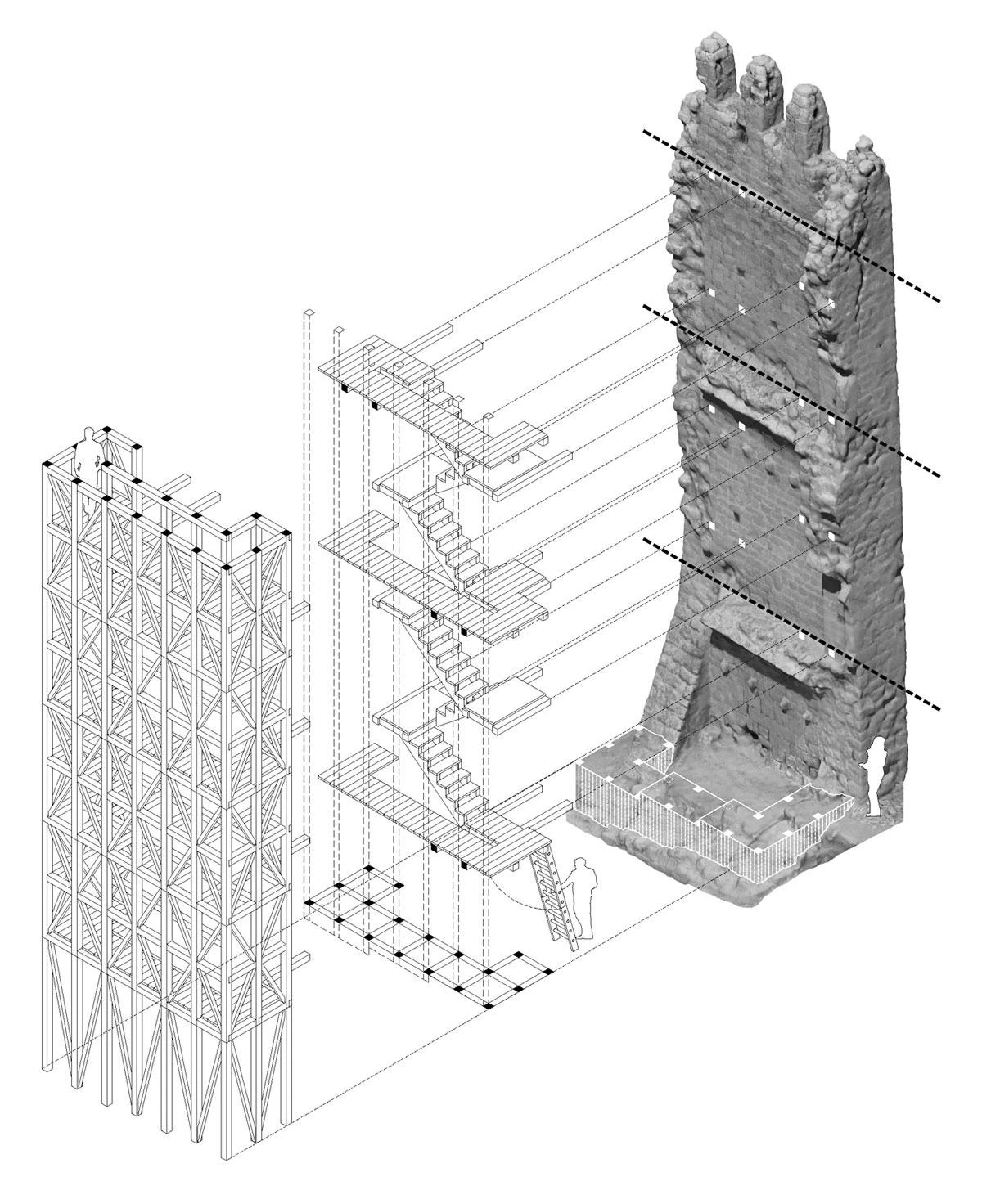 Carles Enrich Studio, Historic Tower