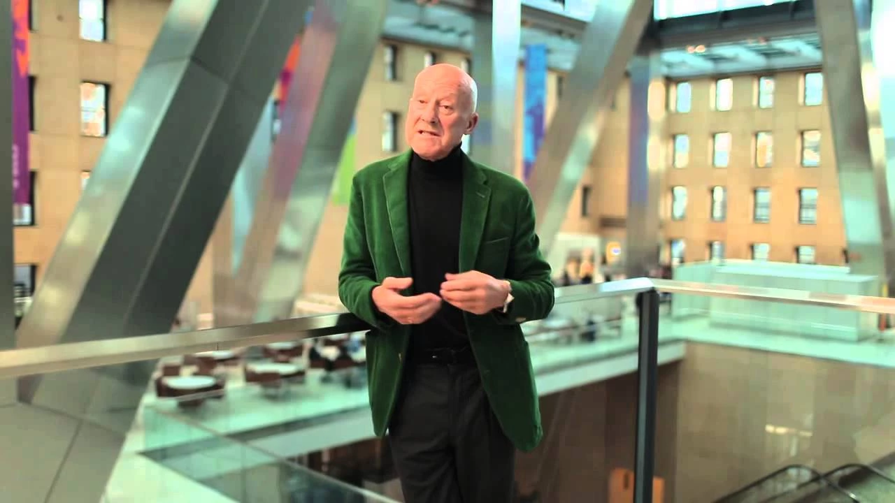 Norman Foster takes us on a drone tour of the Hearst Tower, the skyscraper he built in New York a decade ago.