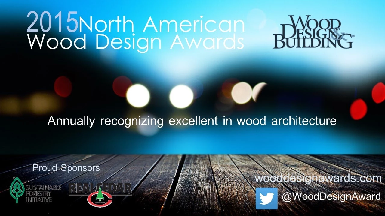 Granted by the Canadian Wood Council and the Wood Design & Building magazine, these awards for 2015/16 has been announced. The winners were selected from over 140 entries.