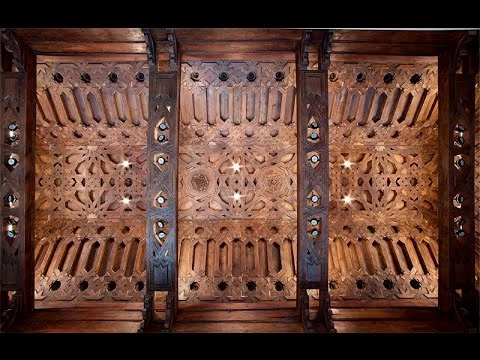 Enrique Nuere explica la técnica de la carpintería de lazo A partir de un códice del siglo XVII, Enrique Nuere recupera las técnicas olvidadas de la carpintería de lazo española con las que se construían bóvedas llenas de estrellas con las que se querían representar el cielo.