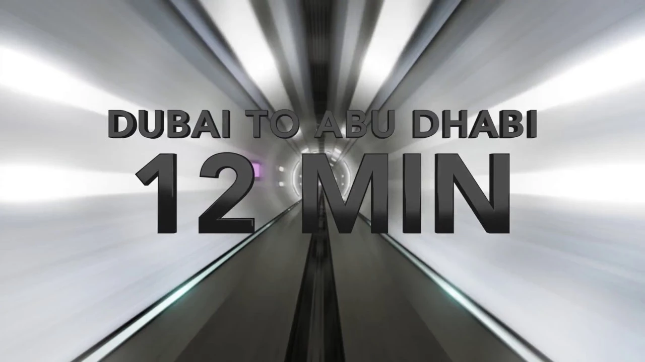 Designed by Bjarke Ingels Group, Hyperloop high-speed transportation system can take passengers from Dubai to Abu Dhabi in 12 minutes, compared to a two-hour drive. 