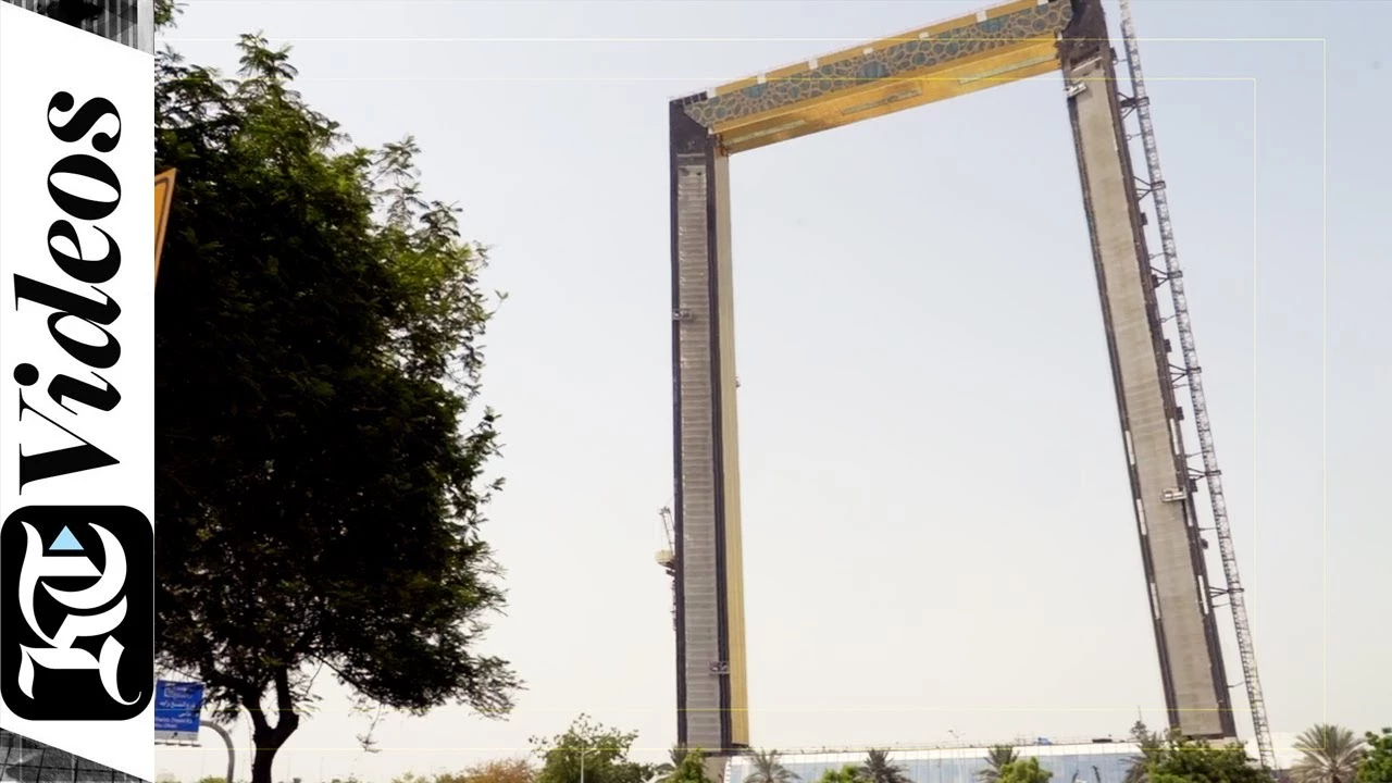 Dubai Frame: An icon in the making Dubai´s newest attraction will be ready by the end of 2017, consisting of two 150 m towers connected by a 93 m long bridge...