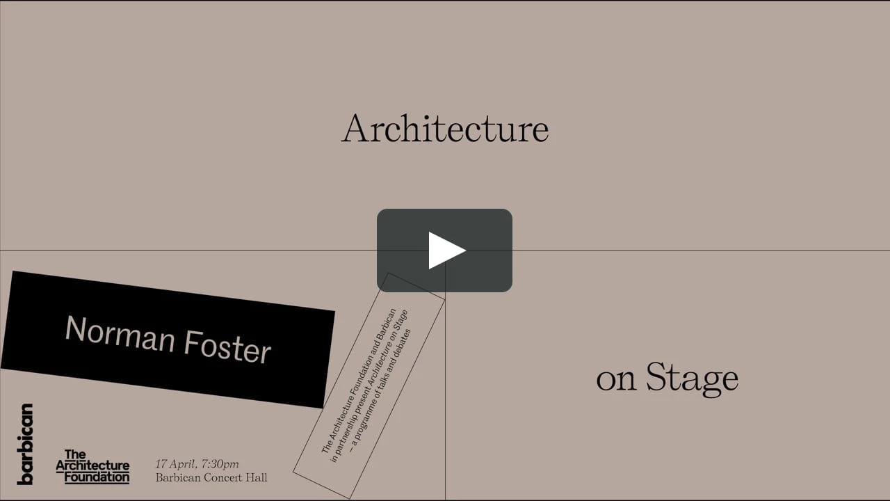 Norman Foster addressed at the Barbican Centre in London the challenges of urbanisation and sustainability, looking at how a philosophy of ‘doing more with less’ can help generate design solutions. Foster used examples from around the world and discussed...