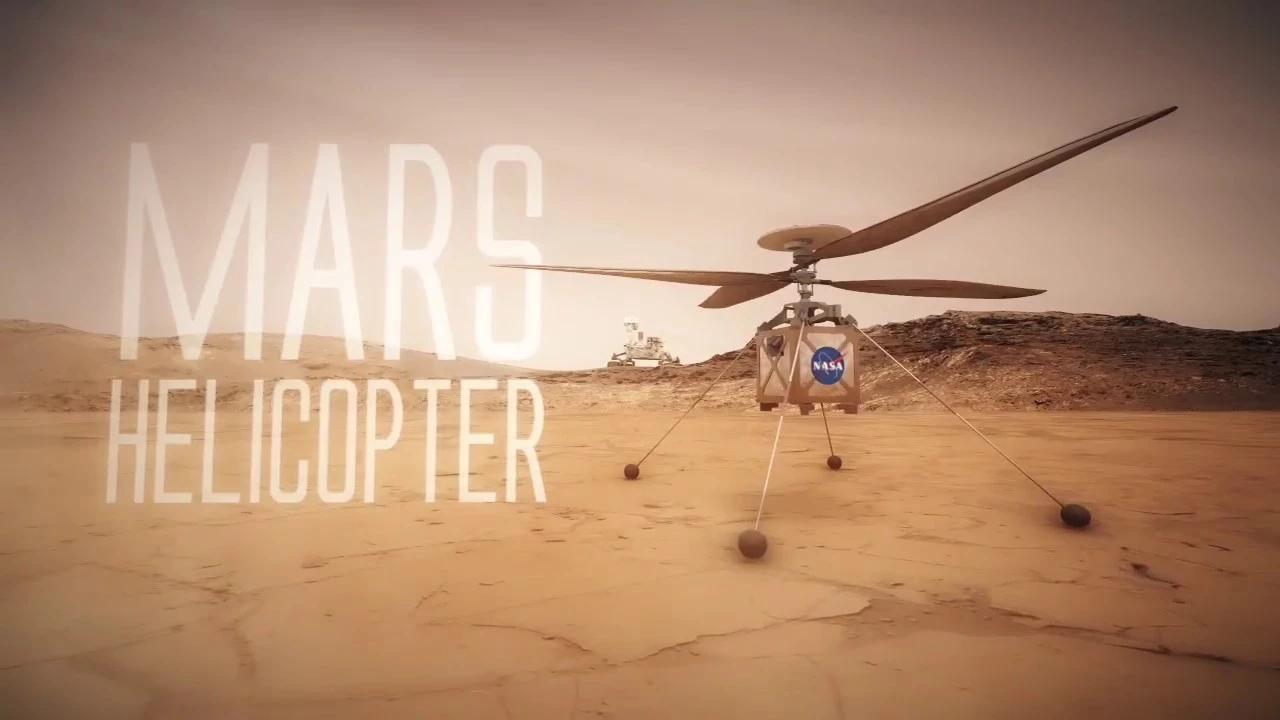 NASA Mars Helicopter Technology Demonstration The Mars Helicopter is a technology demonstration that will travel to the Red Planet with the Mars 2020 rover. It will attempt controlled flight in Mars' thin atmosphere, which may enable more ambitious missions in the future...