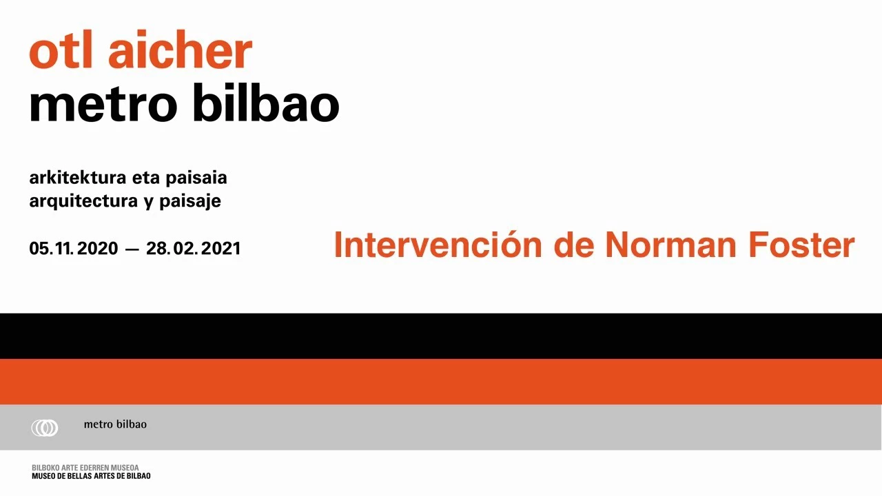 <p> La <a href="https://www.museobilbao.com/exposiciones/otl-aicher-metro-bilbao-arquitectura-y-paisaje-288"><span style="color:#ff0000;">retrospectiva</span></a> dedicada al diseñador gráfico alemán Otl Aicher incluye 80 dibujos inéditos de su proyecto para Metro Bilbao, así como una docena de dibujos y fotografías procedentes del archivo de la Norman Foster Foundation, producto de los encuentros entre Foster y Aicher.</p>