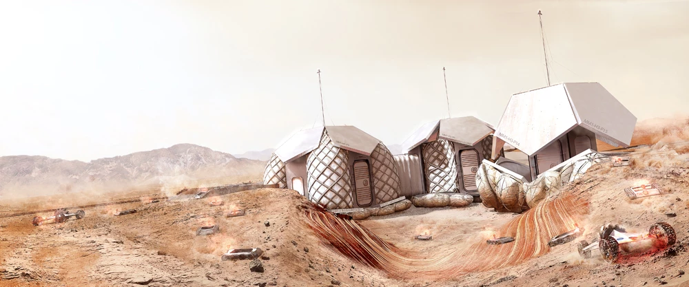 Foster + Partners, primer premio en el 3D-Printed Habitat Challenge