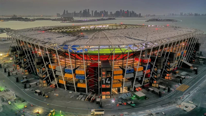 Así es el estadio desmontable para el Mundial de Catar