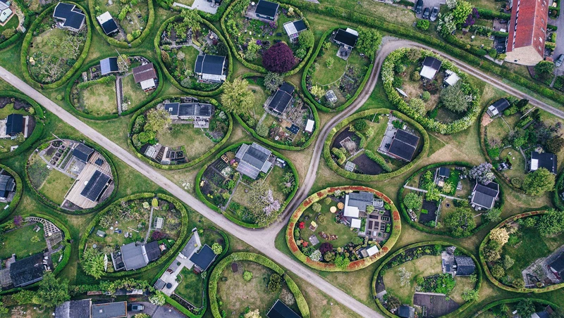 Los jardines circulares que convierten el paisajismo en arte de vanguardia
