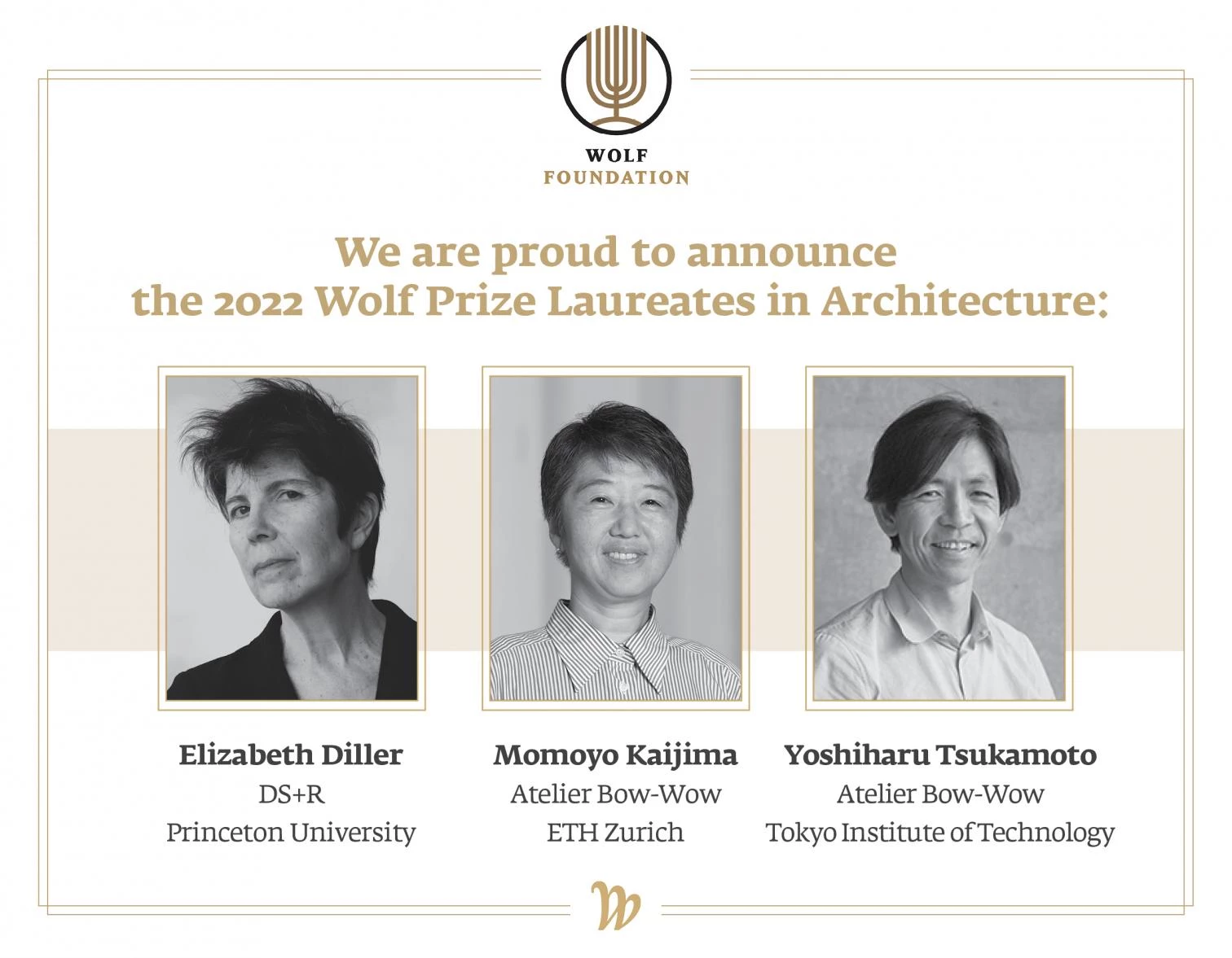 Wolf Prize laureates in Architecture 2022