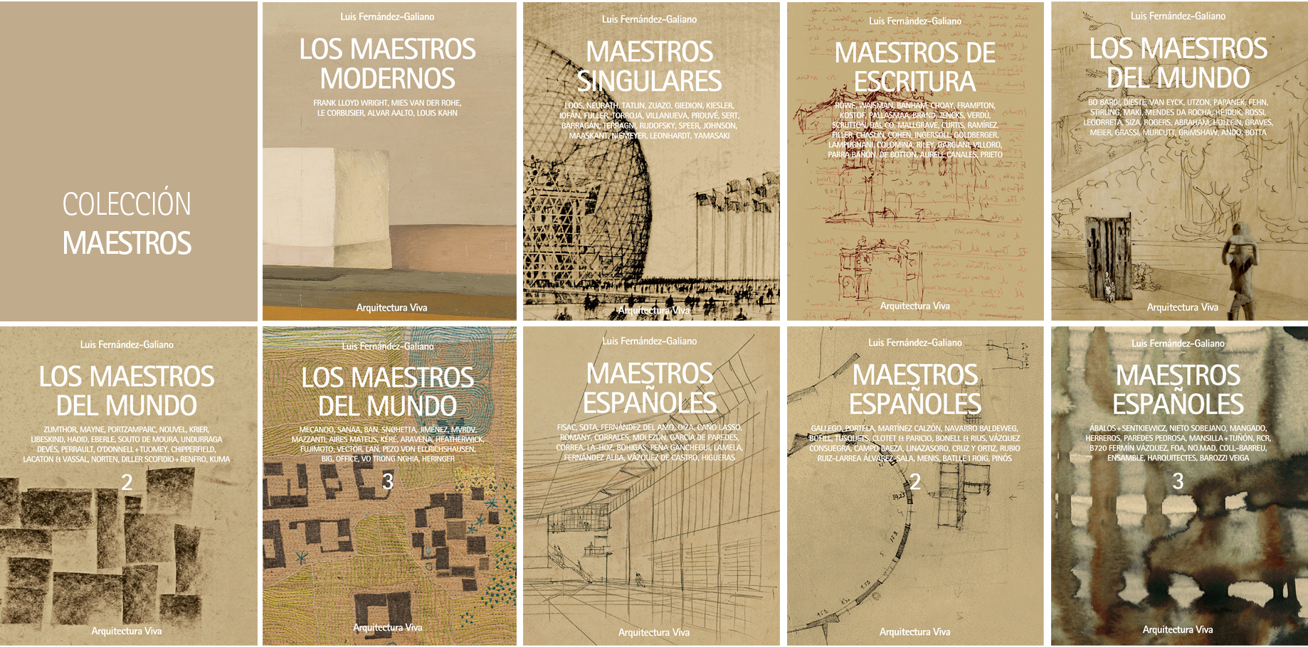 Special offer for ‘Maestros’ series: nine books for 50 euros