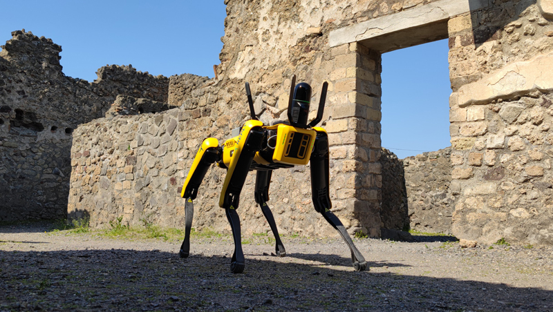 Un robot-perro para proteger y estudiar Pompeya