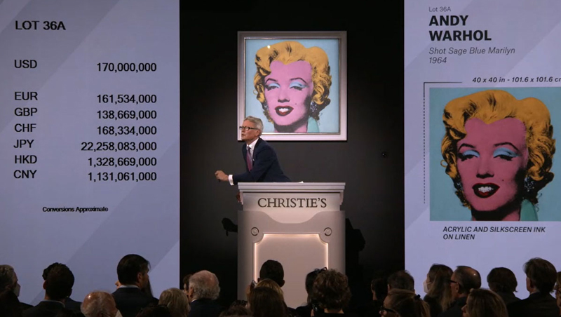 Una 'Marilyn' de Andy Warhol se convierte en el cuadro del siglo XX más caro