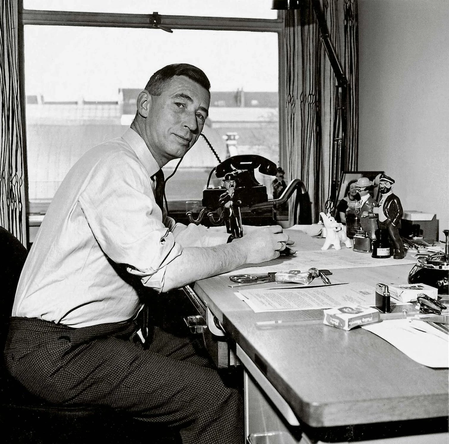 Hergé en el Círculo de Bellas Artes