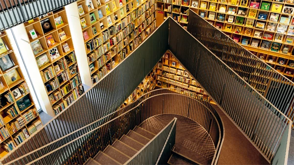 El ‘bosque de libros’ de Tadao Ando