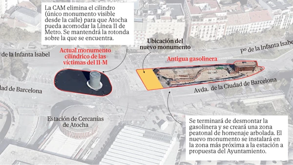 Nuevo monumento del 11-M en Madrid