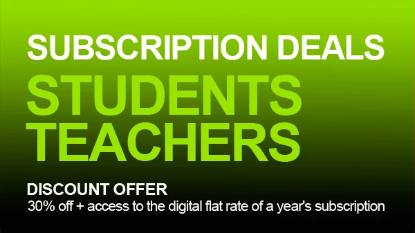 Subscription Offers for Students and Teachers