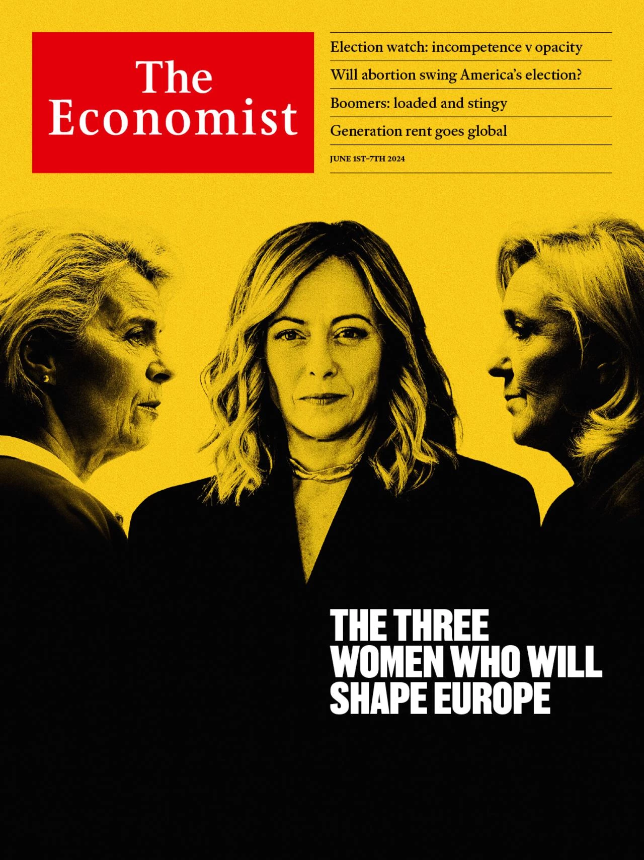 Las tres mujeres que conformarán Europa