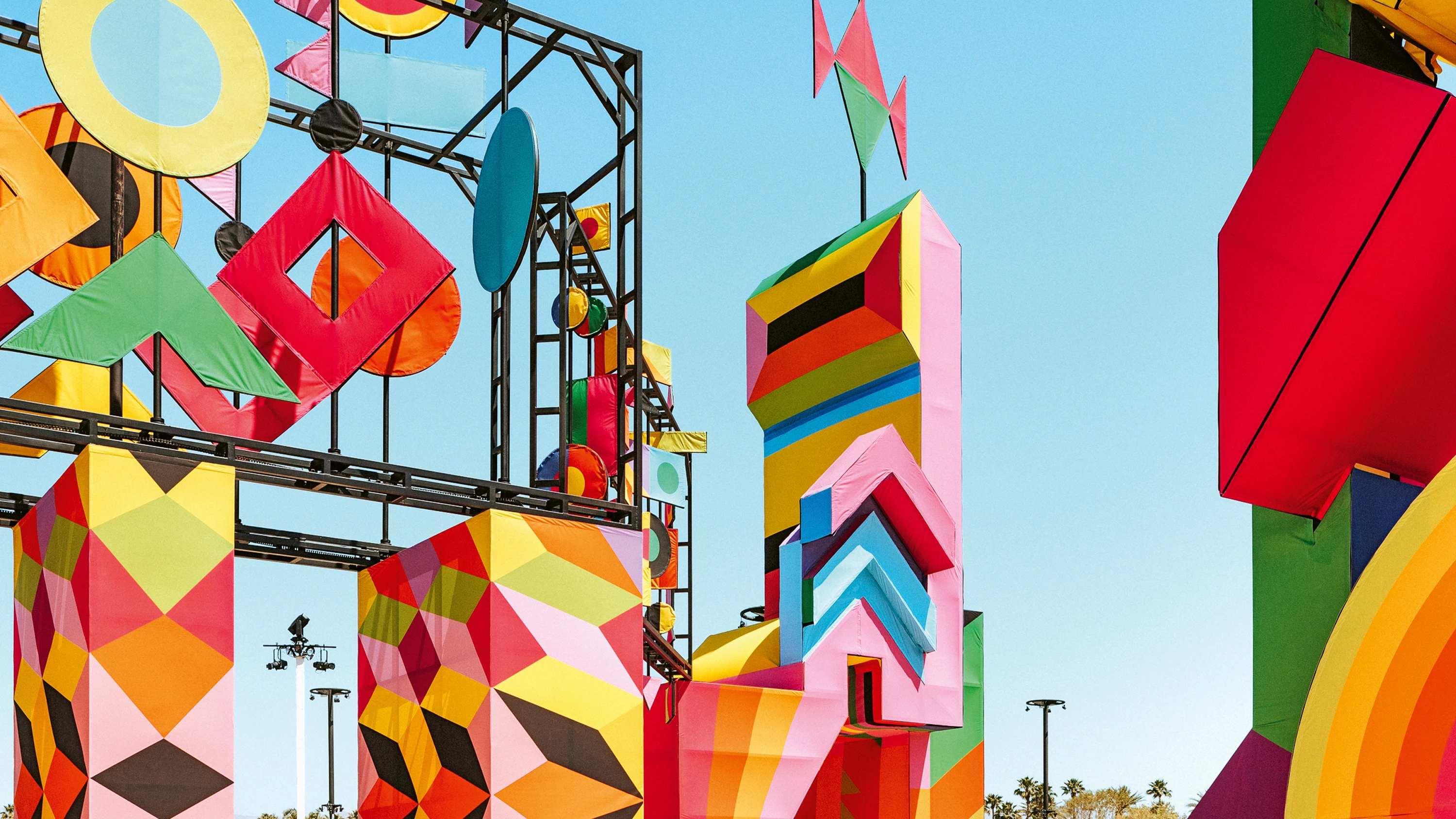 Morag Myerscough en Coachella