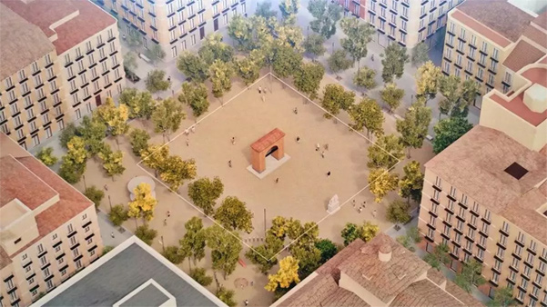 Nueva plaza del Dos de Mayo en Madrid