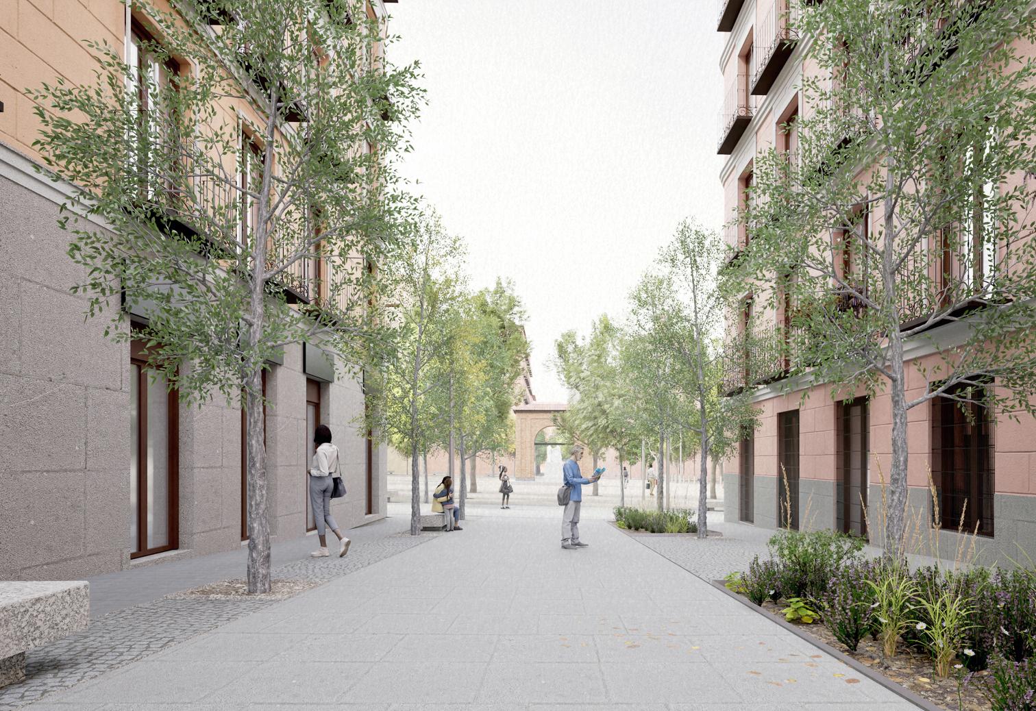 Nueva plaza del Dos de Mayo en Madrid