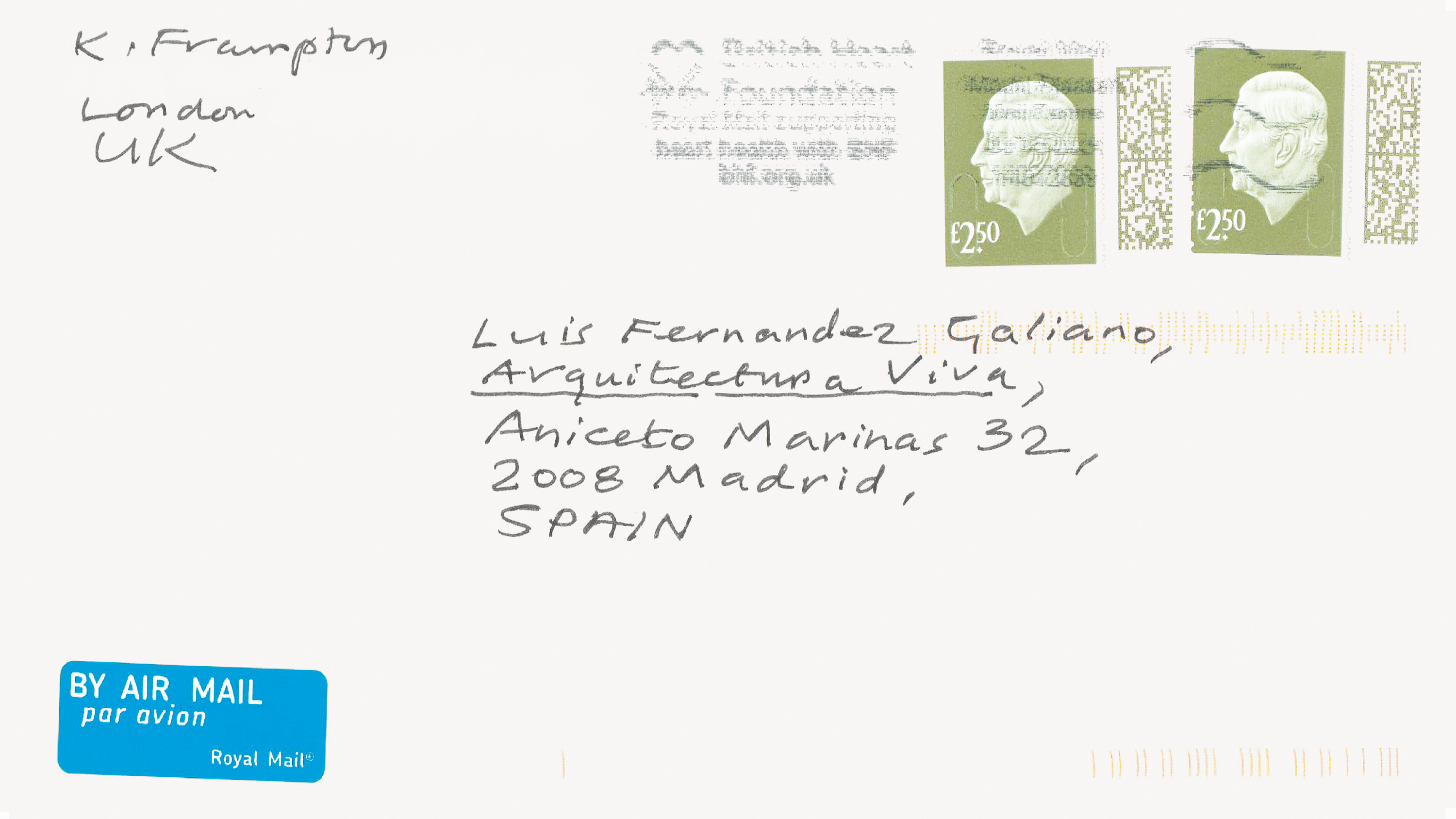 Carta desde Londres