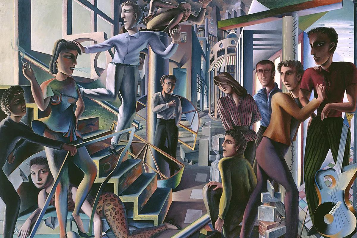 Pintura liberada en el Carmen Thyssen de Málaga