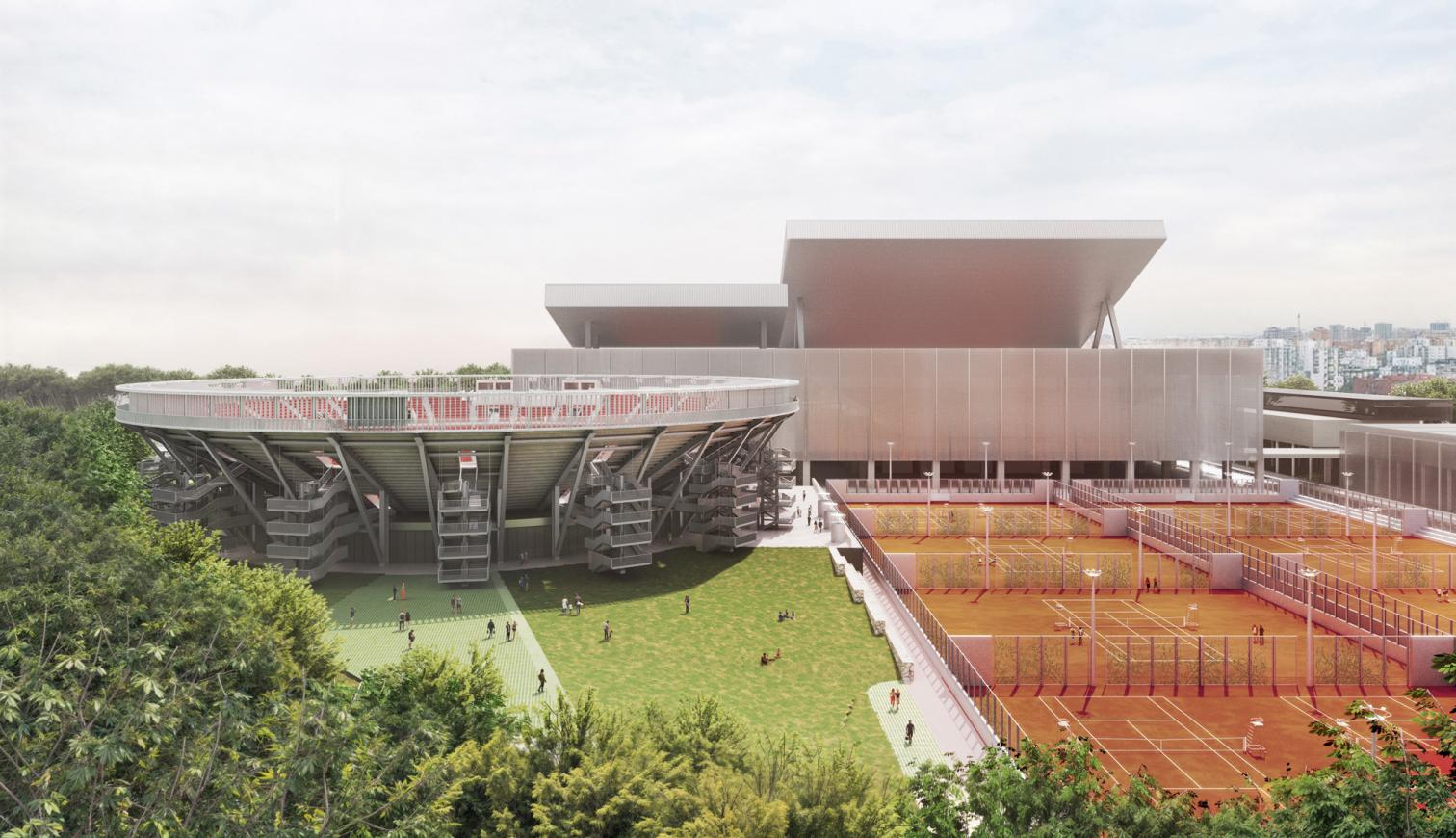 El nuevo estadio de Perrault en La Caja Mágica
