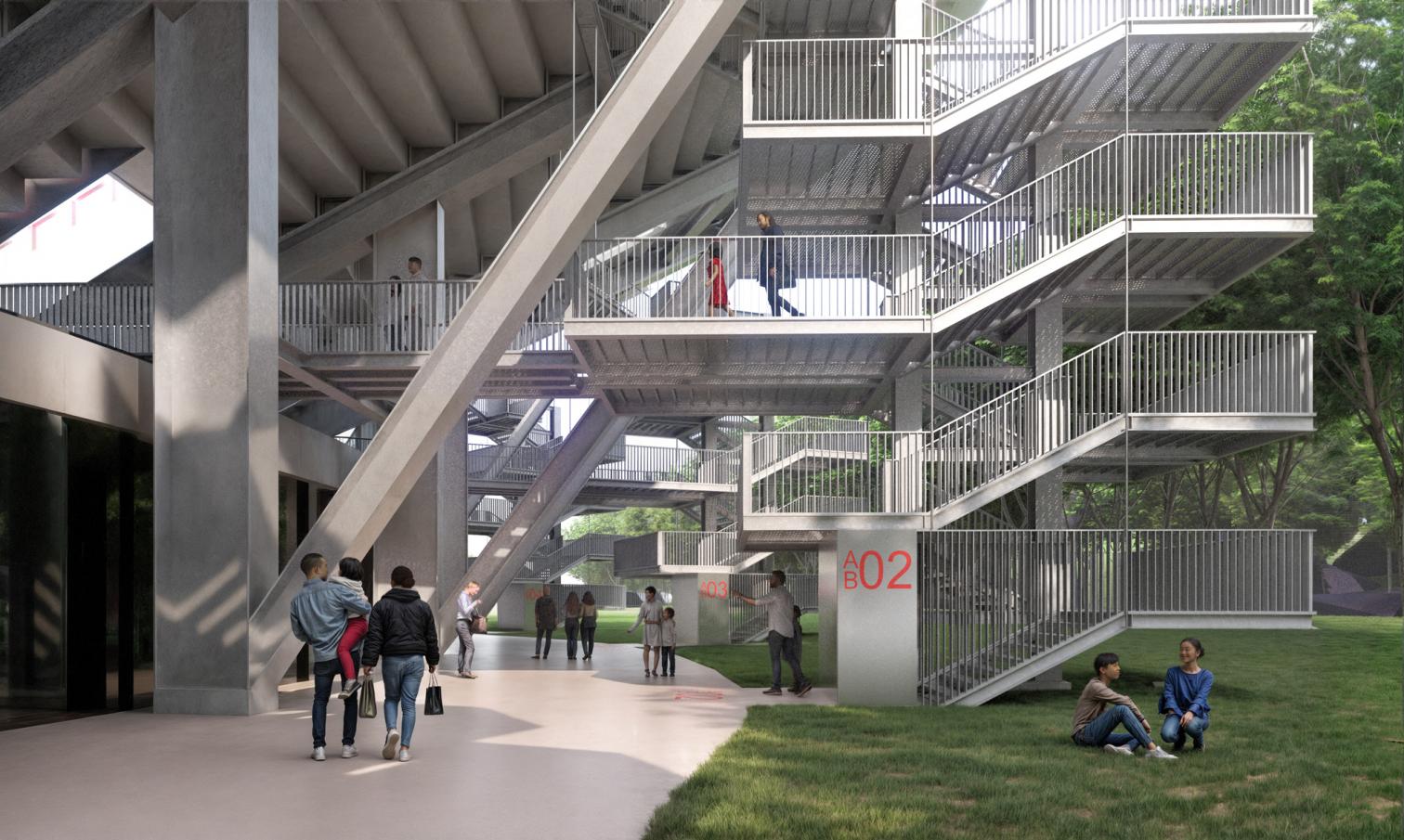 El nuevo estadio de Perrault en La Caja Mágica