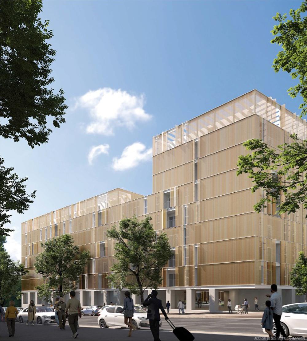166 affordable rental apartments in Mahou-Calderón