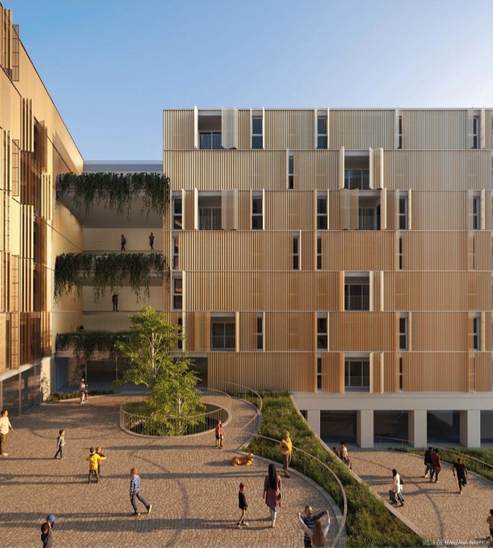 166 affordable rental apartments in Mahou-Calderón