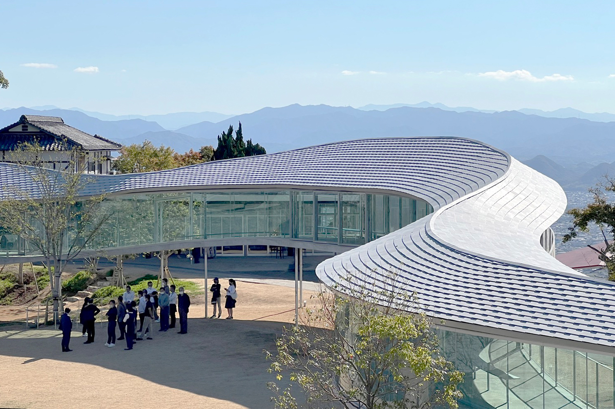 Parque en la cima de la montaña de Yashima en Takamatsu