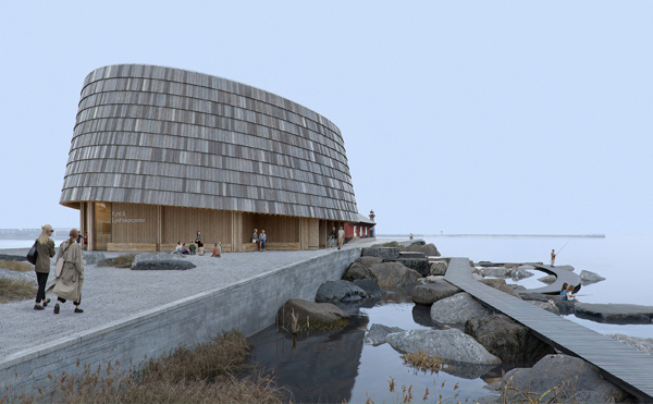 Centro danés para la naturaleza costera en Assens