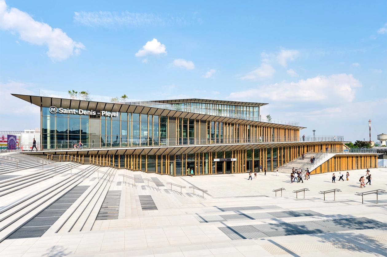 Estación Saint-Denis Pleyel en París