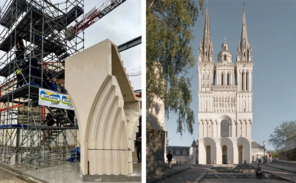 Galería de la catedral de Saint-Maurice en Angers