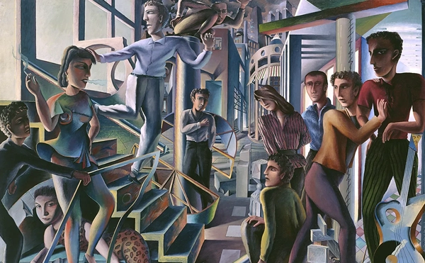 Pintura liberada en el Carmen Thyssen de Málaga