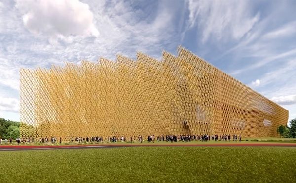 El Pompidou brasileño tejido con ladrillos 