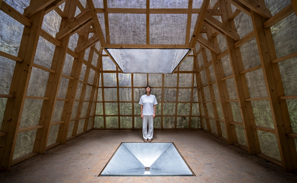 Compluvium, pavilion at La Forêt Monumentale