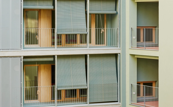 Bloque B de viviendas sociales en Barcelona