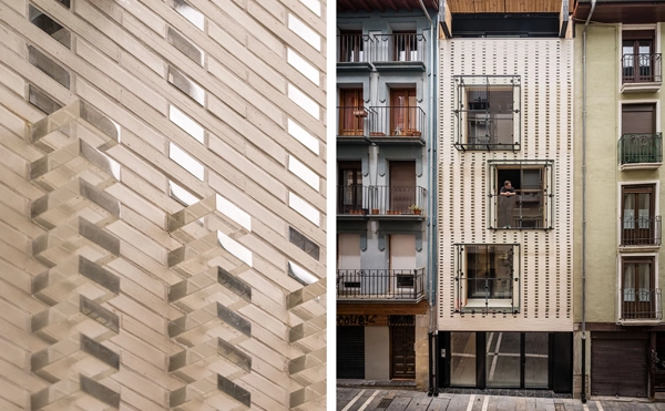 Viviendas en la calle Tejería de Pamplona