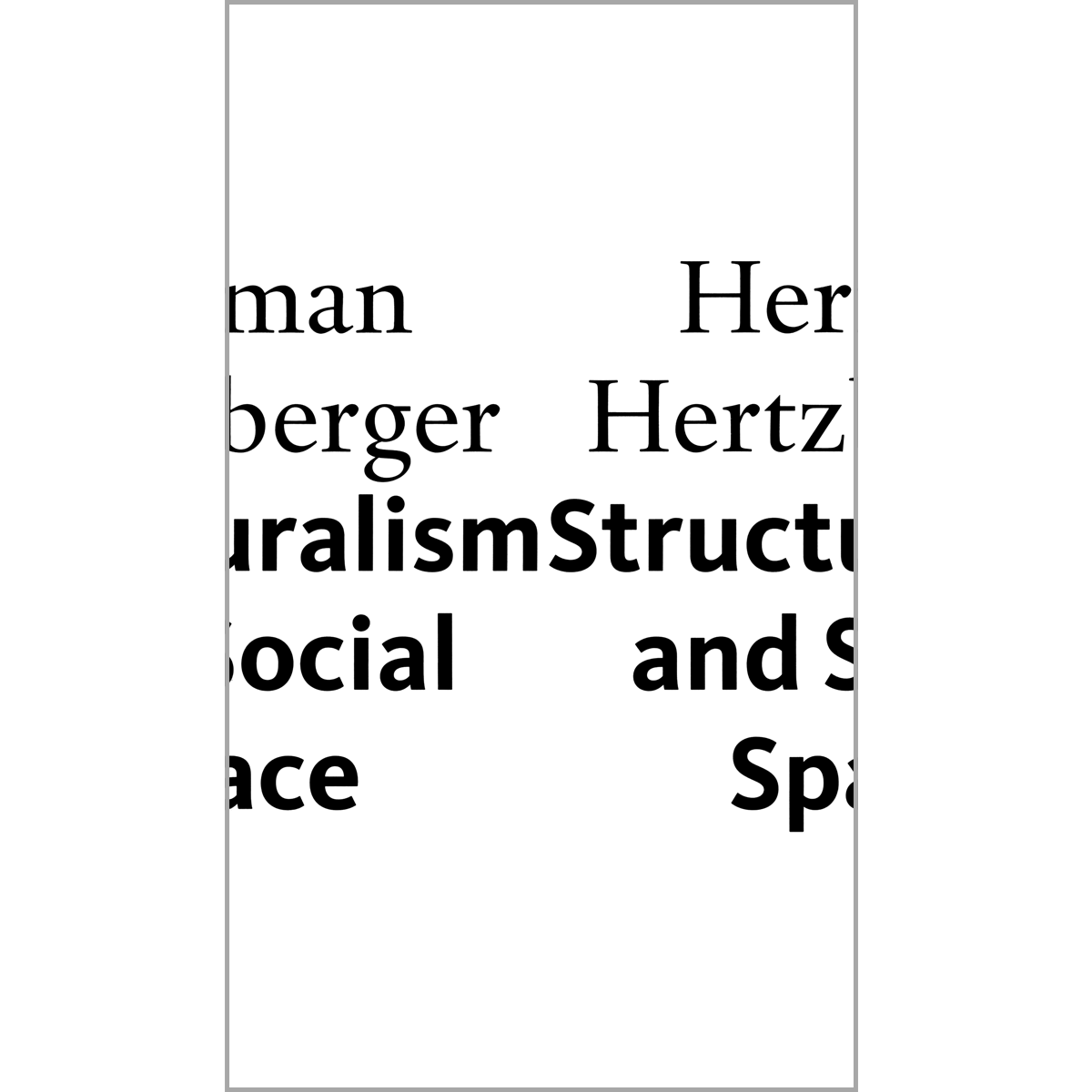 Structuralism and Social Space