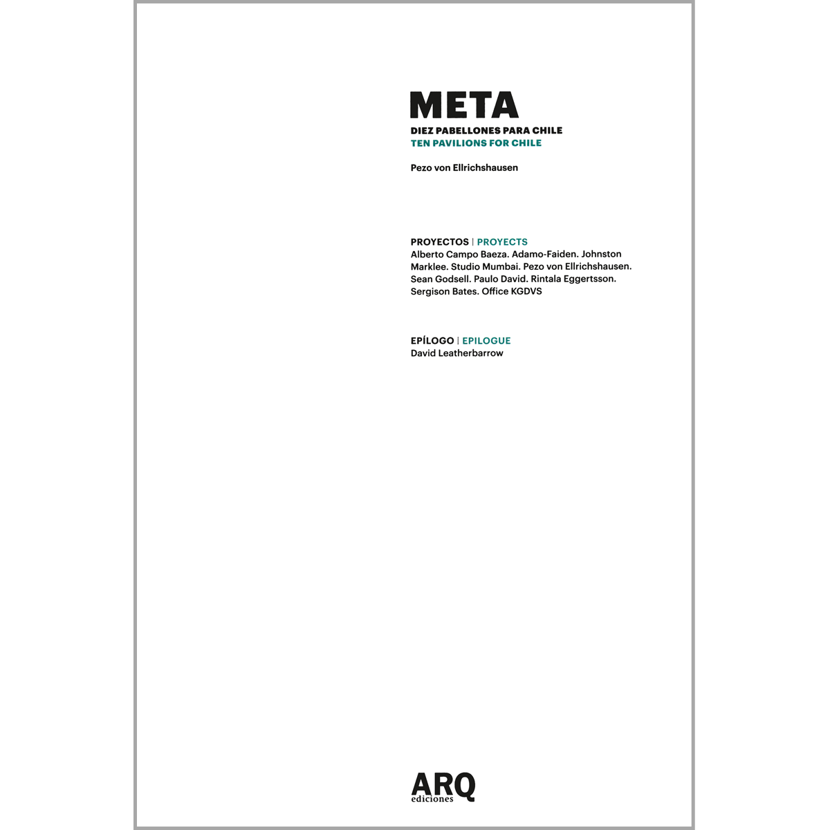 META - Pezo von Ellrichshausen | Arquitectura Viva