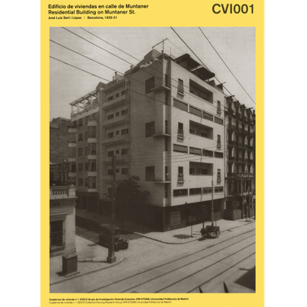 Cuadernos de vivienda: Edificio de viviendas en calle de Muntaner