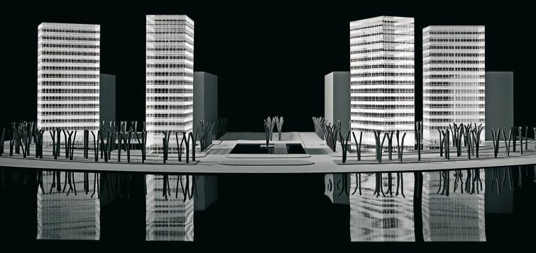 Torres de viviendas sociales y oficinas, Vitoria