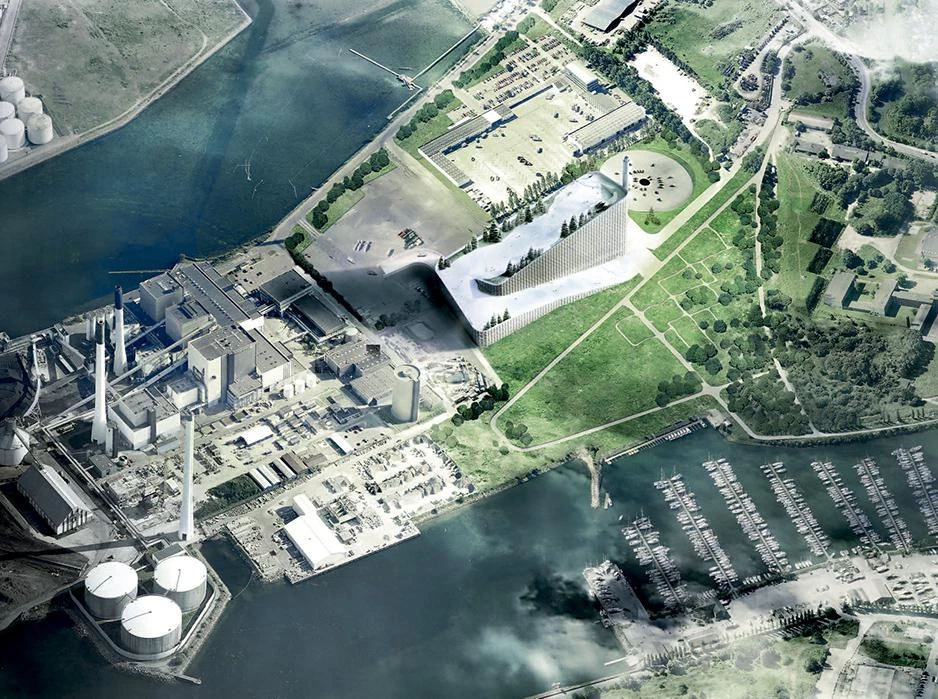 Planta de tratemiento de residuos, Copenhague