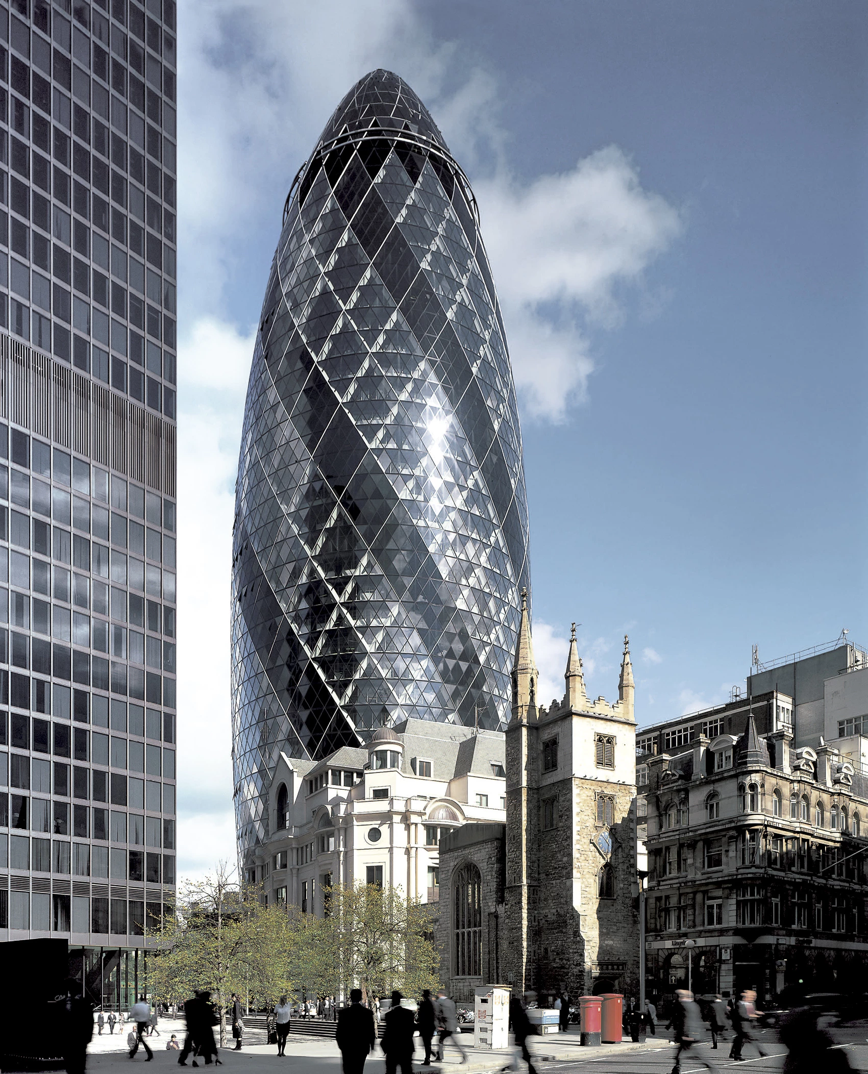 30 St Mary Axe Tower, London - Foster + Partners