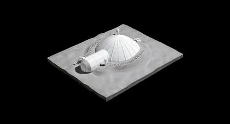 Estudio sobre asentamientos en la Luna