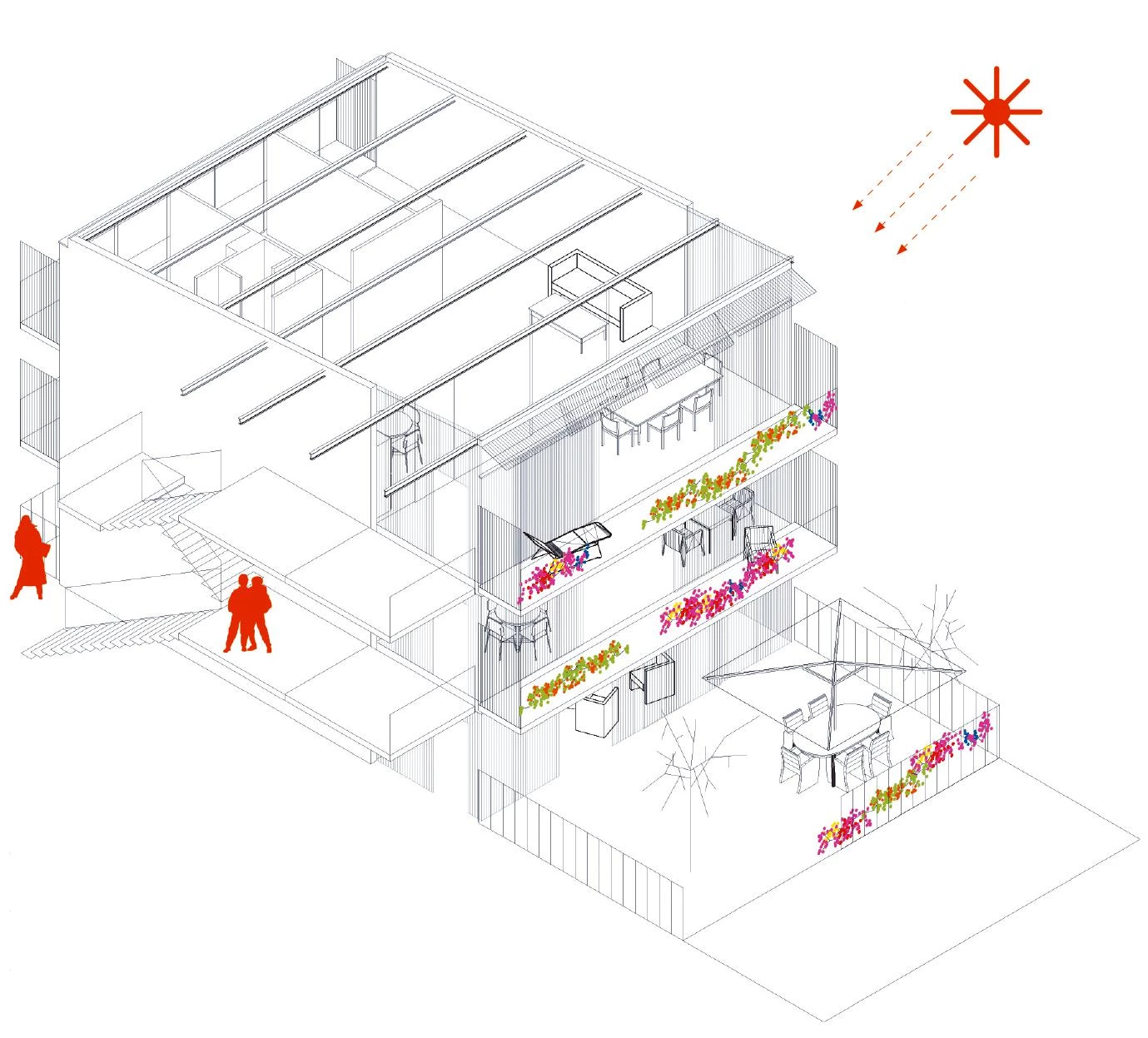 53 unidades de vivienda, Saint-Nazaire