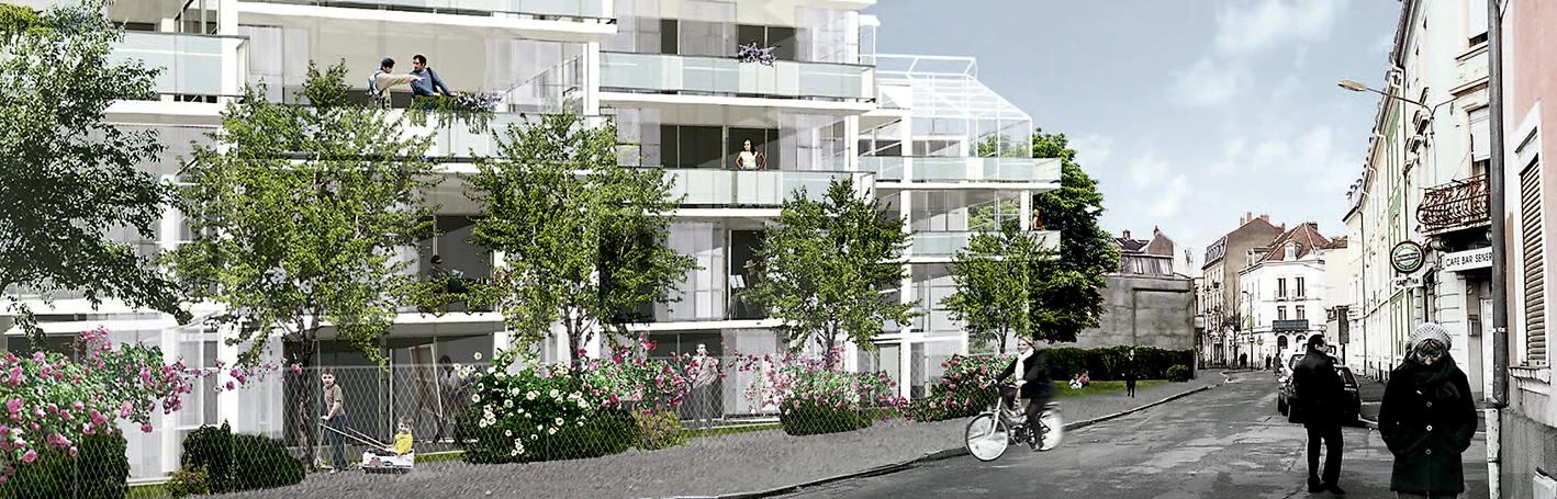 59 viviendas en Neppert Gardens, Mulhouse