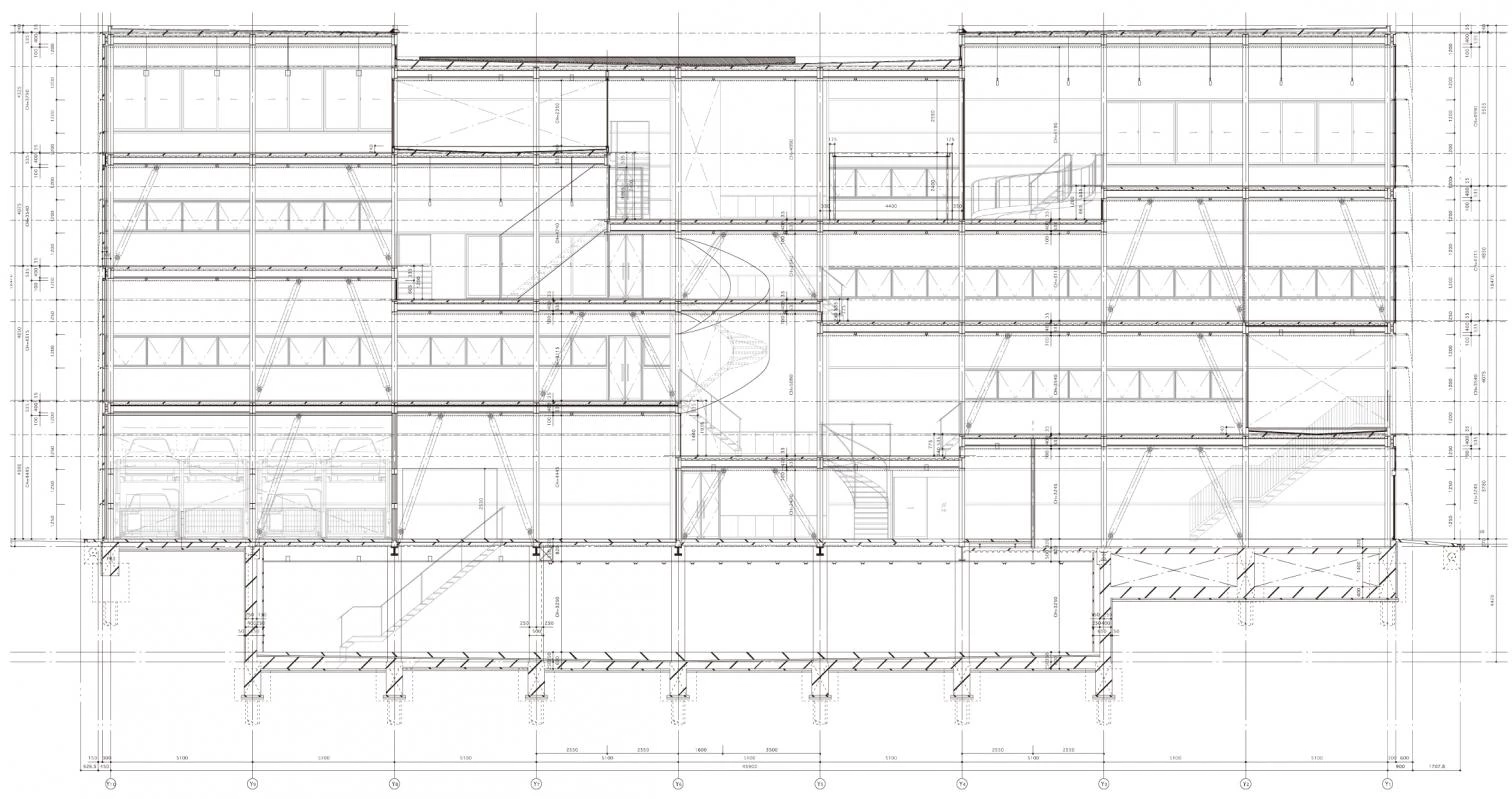 Yoshida Printing Headquarters, Tokyo - Kazuyo Sejima & Associates ...